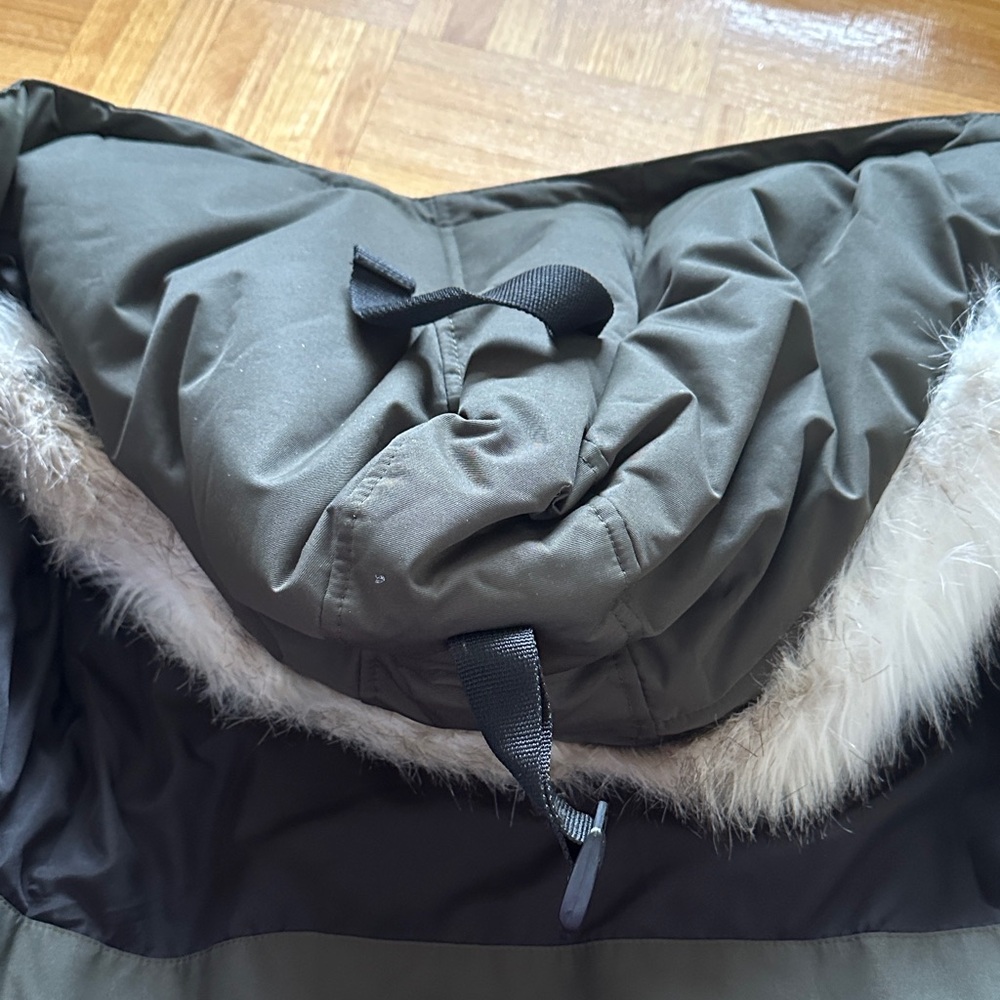 Noize Dark Green Puffer Jacket with Faux Fur Trim - Picture 8 of 11